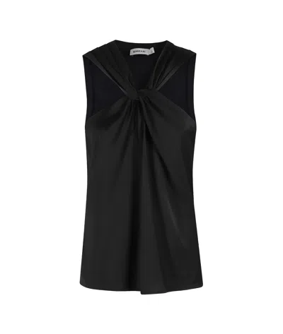 Simkhai Twisted-detailed Top In Black