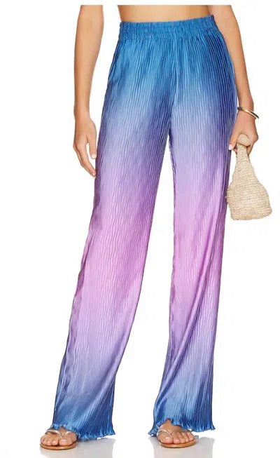 Jonathan Simkhai Women's Dante Ombré Wide Leg Pant In Lilac Ombre In Multi