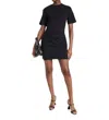 Simkhai Zeus Draped T-shirt Dress In Black In Black