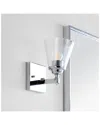 Jonathan Y 1-light Marion Chrome Vanity Light