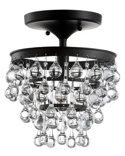 Jonathan Y 1-light Toronto Bronze Flush Mount In Multi
