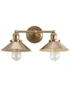 Jonathan Y 2-light August Gold Vanity Light
