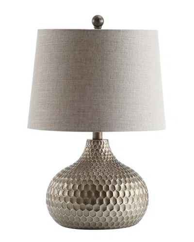 Jonathan Y 22in Bates Brown Table Lamp In Gray