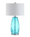 Jonathan Y 26.5in Juliette Blue Table Lamp