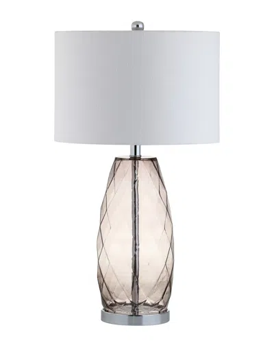 Jonathan Y 26.5in Juliette Grey Table Lamp