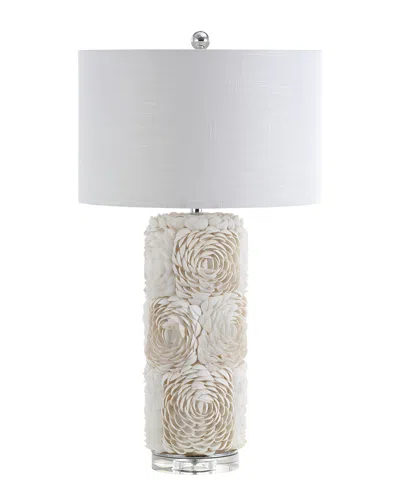 JONATHAN Y JONATHAN Y 28.5IN ROSETTE CREAM TABLE LAMP