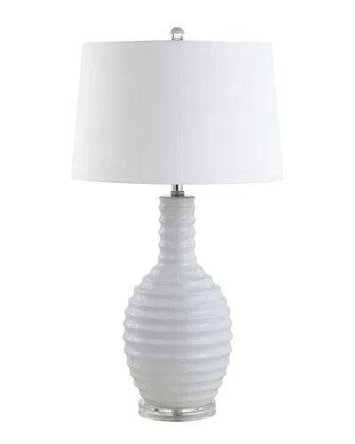 Jonathan Y 29.5in Dylan White Table Lamp