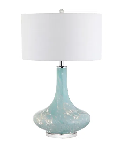 Jonathan Y 29in Montreal Blue Table Lamp In Multi