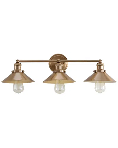 Jonathan Y 3-light August Gold Vanity Light