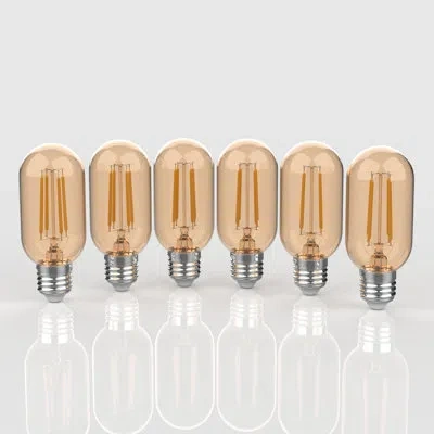 Jonathan Y 4 Watt, T45 Led, Non-dimmable Light Bulb, Warm White (2700k) E26/medium (standard) Base In Multi