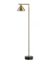 Jonathan Y 60et Chelsea Brass & Black Floor Lamp