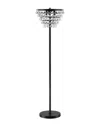 Jonathan Y 60in Jemma Bronze & Clear Floor Lamp