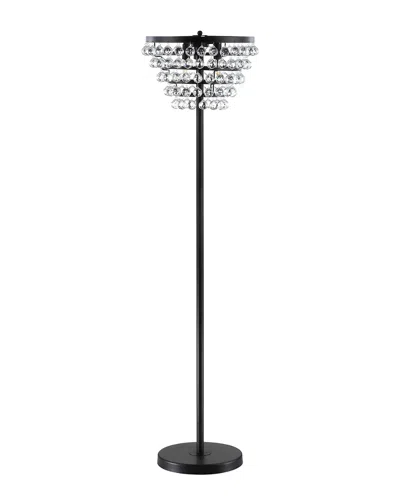 Jonathan Y 60in Jemma Bronze & Clear Floor Lamp