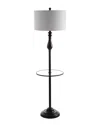 Jonathan Y 60in Laine Bronze Side Table & Floor Lamp