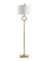 Jonathan Y 62.5in Juno Gold Leaf Floor Lamp
