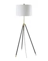 Jonathan Y 67in Lucius Black & Brass Floor Lamp