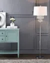 Jonathan Y Abigail 61" Crystal / Metal Led Floor Lamp
