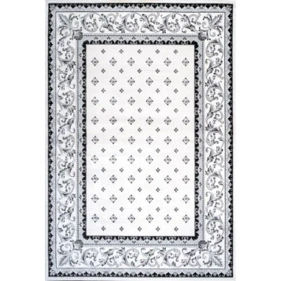 Jonathan Y Acanthus French Border Area Rug In Cream/light Gray