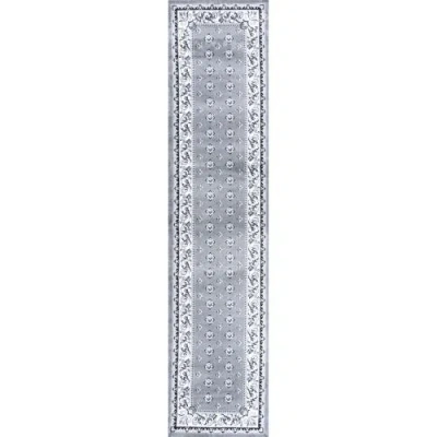 Jonathan Y Acanthus French Border Area Rug In Gray/cream