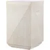 Jonathan Y Adrian 20.75" Contemporary Minimalist Square Accent Table, Cream Terrazzo Finish In Cream Terrazzo
