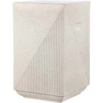 JONATHAN Y JONATHAN Y ADRIAN 20.75" CONTEMPORARY MINIMALIST SQUARE INDOOR/OUTDOOR ACCENT TABLE