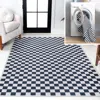 Jonathan Y Ainsley Modern Cottage Checkerboard Washable Area Rug In White/dark Blue