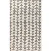 Jonathan Y Aisha Moroccan Triangle Geometric Area Rug In Cream/gray
