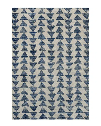 Jonathan Y Aisha Moroccan Triangle Geometric Polypropylene Rug In White