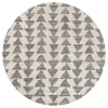 Jonathan Y Aisha Moroccan Triangle Geometric Polypropylene Rug In Cream/gray