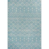 Jonathan Y Aksil Moroccan Beni Souk Area Rug In Turquoise/cream
