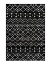 Jonathan Y Aksil Moroccan Beni Souk Polypropylene Rug In Black