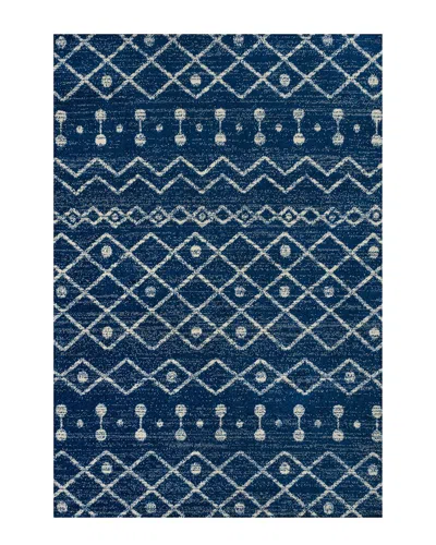 Jonathan Y Aksil Moroccan Beni Souk Polypropylene Rug In Blue