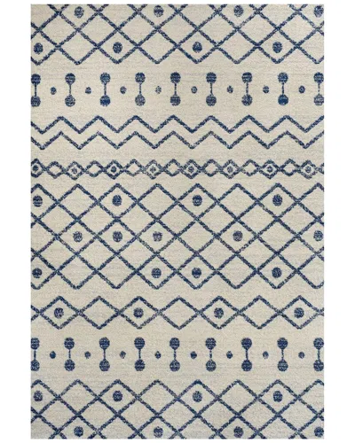 Jonathan Y Aksil Moroccan Beni Souk Polypropylene Rug In White