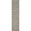 Jonathan Y Alaro Berber Stripe Shag Area Rug In Gray/ivory