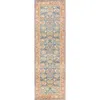Jonathan Y Alba Modern Faded Peshawar Area Rug In Plum/terracotta