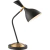 Jonathan Y Albert Iron Retro Mid-century Led Table Lamp In Black