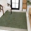 Jonathan Y Alda Modern Minimalist Mingled Solid Indoor/outdoor Area Rug In Green/cream