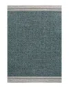 Jonathan Y Alda Modern Minimalist Mingled Solid Indoor/outdoor Area Rug In Turquoise