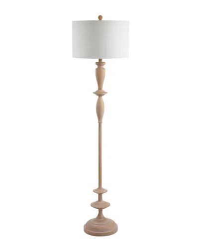 Jonathan Y Aldrin 63.5in Resin Led Floor Lamp In Brown