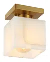 Jonathan Y Alessia Semi Flush Mount In Multi