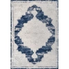 Jonathan Y Alhambra Ornate Medallion Modern Area Rug In Ivory/navy