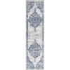 Jonathan Y Alhambra Ornate Medallion Modern Area Rug In Light Blue/ivory