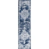 Jonathan Y Alhambra Ornate Medallion Modern Area Rug In Navy/ivory
