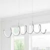 Jonathan Y Ali 31" Dimmable Adjustable Integrated Led Metal Linear Pendant