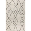 Jonathan Y Alia Moroccan Beni Souk Area Rug In Cream/black