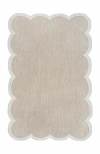 Jonathan Y Alice Classic Cottage Two-tone Scalloped Indoor/outdoor Shaped Area Rug