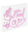 Jonathan Y All You Need Is Love Contemporary Glam Acrylic Neon Lighting