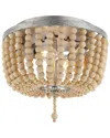 Jonathan Y Allison Flush Mount In Brown