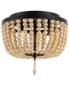 Jonathan Y Allison Flush Mount In Brown
