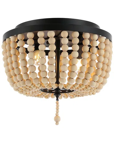 Jonathan Y Allison Flush Mount In Black